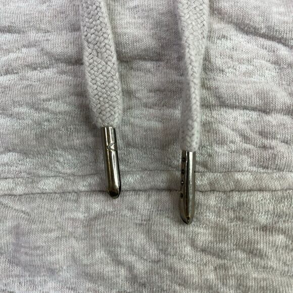 prAna Women’s Hoodie Small Gray Textured Knit Organic Cotton W23202220 Pullover - Picture 5 of 15